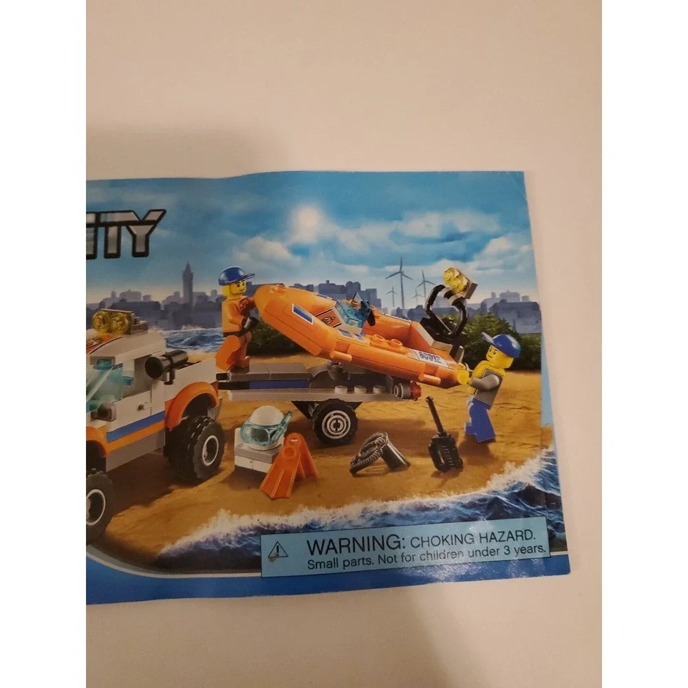 LEGO 60012 Manual‎ ONLY Instruction Booklet LEGO City Coast Guard!!